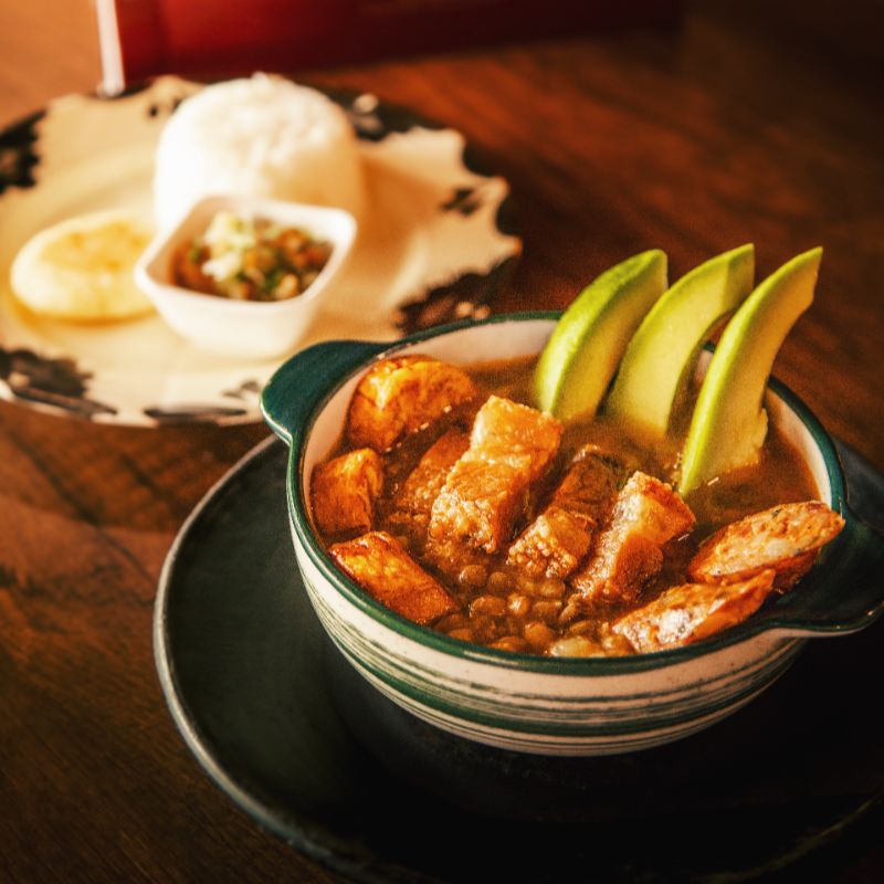 CAZUELA DE LENTEJAS DE FOGON CRIOLLO